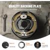 VEVOR Electric Trailer Brake Assembly, 12″ x 2″, 1 Pair Self-Adjusting Electric Brakes Kit for 7000 lbs Axle, 5-Hole Mounting, Backing Plates for Braking System Part Replacement (1 Right + 1 Left)(1 Pair Brakes)