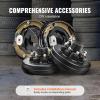 VEVOR Electric Trailer Brake Assembly, 12″ x 2″, 1 Pair Self-Adjusting Electric Brakes Kit for 7000 lbs Axle, 5-Hole Mounting, Backing Plates for Braking System Part Replacement (1 Right + 1 Left)(2 Brakes & 2 Brake Drums)