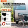 VEVOR Electric Trailer Jack, 5000 lbs, Heavy Duty RV Electric Power Tongue Jack with 2 Way Connector, Manual Crank Handle & Weatherproof Jack Cover, 10″-28.3″ Lift, for RVs, Trailers & Campers, Black(3500lbs)