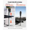 VEVOR Electric Trailer Jack, 5000 lbs, Heavy Duty RV Electric Power Tongue Jack with 2 Way Connector, Manual Crank Handle & Weatherproof Jack Cover, 10″-28.3″ Lift, for RVs, Trailers & Campers, Black(7500lbs)
