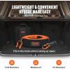 VEVOR Heavy Duty Tow Strap Recovery Kit 3″ x 30 ft (MBS-36,000 lbs) Tree Saver Winch Strap, Triple Reinforced Loop & Protective Sleeves & Storage Bag, 3/4″ D-Ring Shackles, for Truck Jeep SUV ATV(3/4 D Ring Shackles (2pcs) + Hitch Receiver)