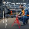 VEVOR Heavy-Duty Pipe Stand Adjustable Folding Pipe Jack Stand | Sturdy Construction 2500 lbs Load Capacity | Ideal for Welding, Automotive, and Construction Projects