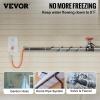 VEVOR Self-Regulating Pipe Heating Cable, 100-feet 5W/ft Heat Tape for Pipes Freeze Protection, Protects PVC Hose, Metal and Plastic Pipe from Freezing, 120V(120 Feet)