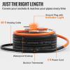 VEVOR Self-Regulating Pipe Heating Cable, 100-feet 5W/ft Heat Tape for Pipes Freeze Protection, Protects PVC Hose, Metal and Plastic Pipe from Freezing, 120V(60 Feet)