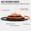 VEVOR Self-Regulating Pipe Heating Cable, 100-feet 5W/ft Heat Tape for Pipes Freeze Protection, Protects PVC Hose, Metal and Plastic Pipe from Freezing, 120V(3FT)