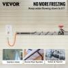 VEVOR Self-Regulating Pipe Heating Cable, 100-feet 5W/ft Heat Tape for Pipes Freeze Protection, Protects PVC Hose, Metal and Plastic Pipe from Freezing, 120V(30 Feet)