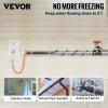 VEVOR Self-Regulating Pipe Heating Cable, 100-feet 5W/ft Heat Tape for Pipes Freeze Protection, Protects PVC Hose, Metal and Plastic Pipe from Freezing, 120V(60 Feet)