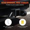 VEVOR Shackle Hitch Receiver, Fits 2″ Receivers, 52900 lbs Breaking Strength, Heavy Duty Towing Accessories with Trailer Hitch Lock Pin for Trucks, Jeeps, Off-Road Vehicle Recovery, Aluminum Alloy(no D Ring Shackle)