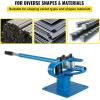 VEVOR YP-9 Manual Bender, 1” – 2“ High Capacity Round Square Bar Metal Bender with 7 Bending Dies, Metal Rod Bar Bender Bending Tool for Construction Site Auto Repair