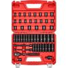 VEVOR 1/2″ Drive Impact Socket Set, 13 Piece Deep Socket Set Metric 10-24mm, 6 Point CR-V Alloy Steel for Auto Repair, Easy-to-Read Size Markings, Rugged Construction, Includes Storage Case(3/8″ 50 PCS)