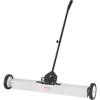 VEVOR 55Lbs Rolling Magnetic Sweeper with Wheels, 36-inch Large Magnet Pickup Lawn Sweeper with Telescoping Handle, Push-Type Magnetic Pick Up Sweeper, Easy Cleanup of Workshop Yard Garage(36 inch)