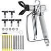 VEVOR 750W Stand Airless Paint Sprayer, 3000PSI High Efficiency Electric Airless Sprayer, Fine and Even Painting Effect, Handheld Paint Sprayers for Home Interior and Exterior Furniture and Fences(5 PCS)