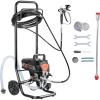 VEVOR 950W Stand Airless Paint Sprayer, 3000PSI High Efficiency Electric Airless Sprayer, Handheld Paint Sprayers for Home Interior and Exterior Furniture and Fences, Fine and Even Painting Effect(950W Wheeled-Airless Paint Sprayer)