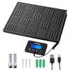 VEVOR Digital Shipping Scale, 440 lbs x 1.7 oz. Heavy Duty Postal Scale with Timer, Tare Function, HD LCD Screen Portable Package Scale for Luggage, Home, Post Office, AC/DC Powered, FCC Listed(660Lbs)