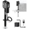 VEVOR Electric Trailer Jack, 5000 lbs, Heavy Duty RV Electric Power Tongue Jack with 2 Way Connector, Manual Crank Handle & Weatherproof Jack Cover, 10″-28.3″ Lift, for RVs, Trailers & Campers, Black(7500lbs)