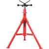VEVOR V-Head Pipe Stand, 1/8″-12″ Capacity, 20″-37″ Height Adjustable, Pipe Jack Stands 2500 lbs Load Capacity, Portable Folding Pipe Stands, Durable Carbon Steel Frame(28″-52″)