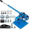 VEVOR YP-9 Manual Bender, 1” – 2“ High Capacity Round Square Bar Metal Bender with 7 Bending Dies, Metal Rod Bar Bender Bending Tool for Construction Site Auto Repair
