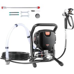 VEVOR 750W Stand Airless Paint Sprayer, 3000PSI High Efficiency Electric Airless Sprayer, Fine and Even Painting Effect, Handheld Paint Sprayers for Home Interior and Exterior Furniture and Fences(750W Stand Airless Paint Sprayer)
