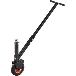 VEVOR Trailer Dolly, 300lbs Tongue Weight Capacity, 16.5 inch and 22 inch Height Adjustable Trailer Dolly, with 1-7/8 inch and 2 inch Balls, 8.5 inch Pneumatic Rubber Tire, for Moving RV(300lbs)