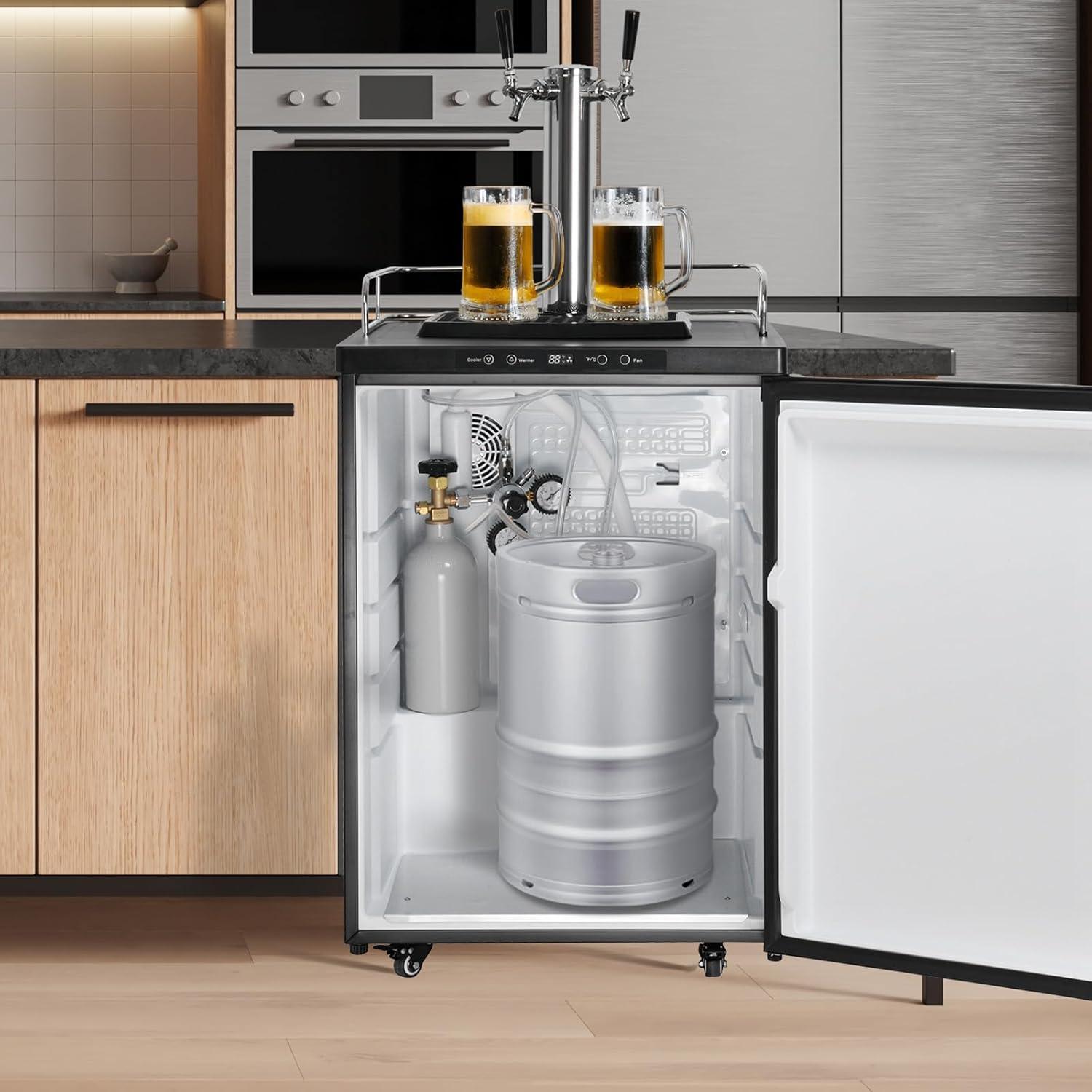 image:imageVEVOR CO2 Tank 10 lbs New Aluminum Alloy Cylinder CO2 Air Tank with Light Spray Coating CGA320 Valve Handle amp Adjustable Pressure DOT Approved Cylinder for Draft Beer Dispensing25 lbs