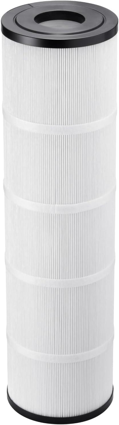 image:imageVEVOR PLFPCC80 Pool Filter Replaces Pentair CCP320 Pleatco PCC80PAK4 UltralA5 Unicel C7470 R173573 Filbur FC1976 178580 8170081 Clean and Clear Plus 320 L x OD20x 7 4 x 80 sqftBlack 4X105 SQFT