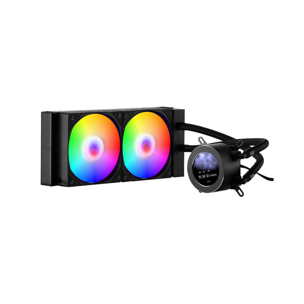 image:imageVEVOR CPU Liquid Cooler AIO CPU Water Cooler 360mm PWM Fans amp Pump Freestyle Images GIFS MP4 or Speed in 21 LCD Display Fits Intel 115X1366201117001200 AMD AM4AM5240 mm PWM Fans ARGB Light