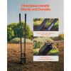 VEVOR 57.5″ Post Hole Digger, Heavy Duty Post Hole Digger with Carbon Steel Measurement Handle, Manual Hole Digger with Metal Blade, Post Hole Digger Tool for Digging Cultivating Yard Work Gardening(Fiberglass)