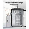 VEVOR CO2 Tank, 10 lbs New Aluminum Alloy Cylinder, CO2 Air Tank with Light Spray Coating, CGA320 Valve, Handle & Adjustable Pressure, DOT Approved Cylinder for Draft Beer Dispensing(20 lbs)