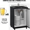 VEVOR CO2 Tank, 10 lbs New Aluminum Alloy Cylinder, CO2 Air Tank with Light Spray Coating, CGA320 Valve, Handle & Adjustable Pressure, DOT Approved Cylinder for Draft Beer Dispensing(5 lbs)