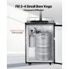 VEVOR CO2 Tank, 10 lbs New Aluminum Alloy Cylinder, CO2 Air Tank with Light Spray Coating, CGA320 Valve, Handle & Adjustable Pressure, DOT Approved Cylinder for Draft Beer Dispensing(2.5 lbs)