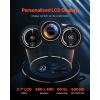VEVOR CPU Liquid Cooler, AIO CPU Water Cooler – 360mm PWM Fans & Pump, Freestyle Images, GIFS, MP4, ℃ or Speed in 2.1” LCD Display, Fits Intel 115X/1366/2011/1700/1200, AMD AM4/AM5(360 mm PWM Fans)