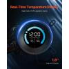 VEVOR CPU Liquid Cooler, AIO CPU Water Cooler – 360mm PWM Fans & Pump, Freestyle Images, GIFS, MP4, ℃ or Speed in 2.1” LCD Display, Fits Intel 115X/1366/2011/1700/1200, AMD AM4/AM5(240 mm PWM Fans)