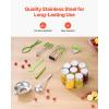 VEVOR Canning Supplies Starter Kit, 9 Pieces Stainless Steel Water Bath Canning Kit for Beginners, Canning Tools Set: Rack, Ladle, Measuring Spoon, Funnel, Tongs, Jar Lifter, Jar Wrench(9PCS+)