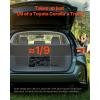 VEVOR Collapsible Folding Wagon with Wheels, Wagons Carts Foldable with 225lbs Capacity, Lightweight Portable Utility Wagon Cart for Grocery Shopping Sports Camping and Garden(Black)