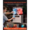 VEVOR Commercial Slushy Machine, 12Lx3 Triple Tank Frozen Drink Machine, 144 Cups Stainless Steel Margarita Smoothie Frozen Drink Maker, Slushie Maker for Home Party Restaurants Cafe Bars(24L)