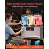 VEVOR Commercial Slushy Machine, 12Lx3 Triple Tank Frozen Drink Machine, 144 Cups Stainless Steel Margarita Smoothie Frozen Drink Maker, Slushie Maker for Home Party Restaurants Cafe Bars(36L)