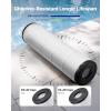 VEVOR PLFPCC80 Pool Filter Replaces Pentair CCP320, Pleatco PCC80-PAK4, Ultral-A5, Unicel C-7470, R173573, Filbur FC-1976, 178580, 817-0081, Clean and Clear Plus 320, L x OD:20″x 7″, 4 x 80 sq.ft(Black 4X105 SQFT)