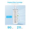 VEVOR Pitcher Water Filter Replacements, 3-Pack Water Filters for Pitchers and Dispensers, No BPA, Last 3 Months or 211 Gallons, Reduce Chlorine, Rust, Odors, PFOA/PFOS, for Water Filter Pitcher 6287(3PCS Filter)