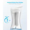 VEVOR Pitcher Water Filter Replacements, 3-Pack Water Filters for Pitchers and Dispensers, No BPA, Last 3 Months or 211 Gallons, Reduce Chlorine, Rust, Odors, PFOA/PFOS, for Water Filter Pitcher 6287(3PCS Filter)