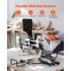 VEVOR Sliding Compound Miter Saw, 12-Inch Blade, 15 Amp Motor, 60-Tooth, Corded Double Bevel Sliding Miter Saw, LED Precision Alignment, Angle Adjustable, for Wood, Composite Decking, Laminates(Double Bevel-10″)
