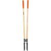 VEVOR 57.5″ Post Hole Digger, Heavy Duty Post Hole Digger with Carbon Steel Measurement Handle, Manual Hole Digger with Metal Blade, Post Hole Digger Tool for Digging Cultivating Yard Work Gardening(Hardwood)