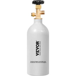 VEVOR CO2 Tank, 10 lbs New Aluminum Alloy Cylinder, CO2 Air Tank with Light Spray Coating, CGA320 Valve, Handle & Adjustable Pressure, DOT Approved Cylinder for Draft Beer Dispensing(2.5 lbs)