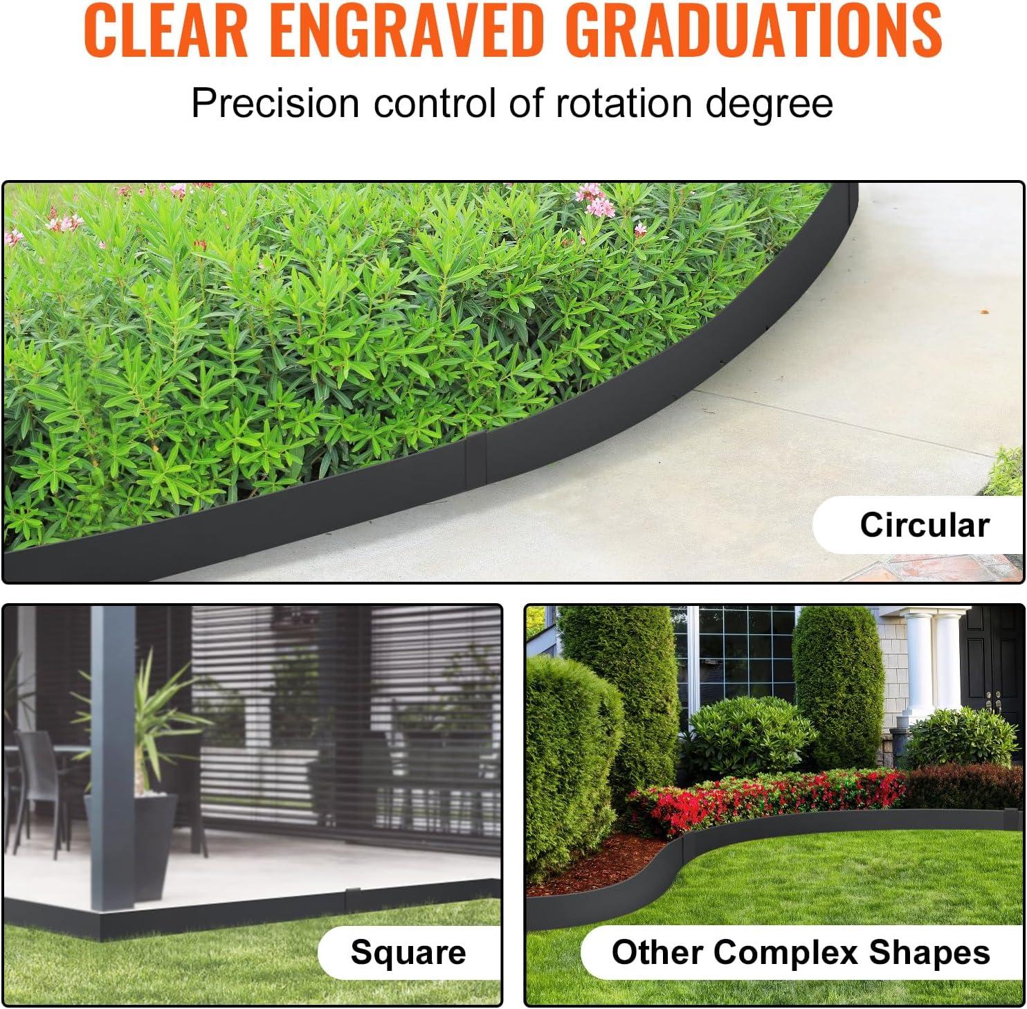 image:imageVEVOR Steel Landscape Edging 6 Packs 40 x 8 in RustResistant Metal Landscape Edging Bendable Garden Edging Border Heavy Duty Lawn Edging EasytoInstall Flower Bed Yard Pathway Divider Black40 L x 8 H 3 Pack