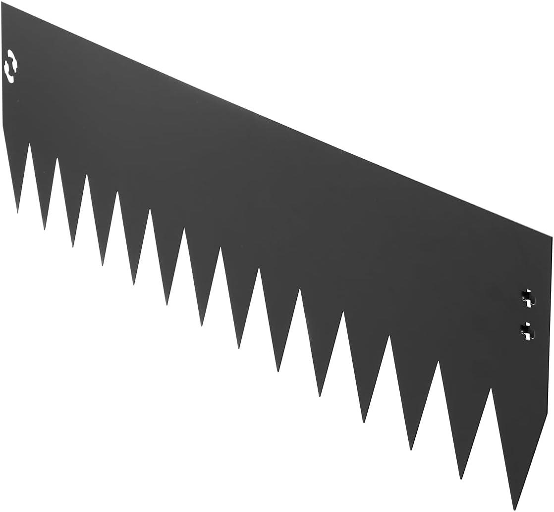 image:imageVEVOR Steel Landscape Edging 6 Packs 40 x 8 in RustResistant Metal Landscape Edging Bendable Garden Edging Border Heavy Duty Lawn Edging EasytoInstall Flower Bed Yard Pathway Divider Black40 L x 8 H 6 Pack