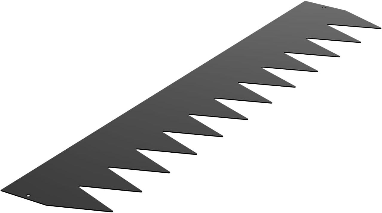 image:imageVEVOR Steel Landscape Edging 6 Packs 40 x 8 in RustResistant Metal Landscape Edging Bendable Garden Edging Border Heavy Duty Lawn Edging EasytoInstall Flower Bed Yard Pathway Divider Black40 L x 8 H 3 Pack