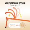 VEVOR 48″ Timberjack Log Lifter, Adjustable Heavy Duty Log Roller Cant Hook, Log Jack with Rubber Grip, Log Cant Hook Logging Tools for Rolling and Raising Up Logs up to 15″ Dia(Steel Handle 48″)