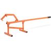 VEVOR 48″ Timberjack Log Lifter, Adjustable Heavy Duty Log Roller Cant Hook, Log Jack with Rubber Grip, Log Cant Hook Logging Tools for Rolling and Raising Up Logs up to 15″ Dia(Steel Handle Dual Feet 48″)