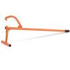 VEVOR 48″ Timberjack Log Lifter, Adjustable Heavy Duty Log Roller Cant Hook, Log Jack with Rubber Grip, Log Cant Hook Logging Tools for Rolling and Raising Up Logs up to 15″ Dia(Steel Handle 48″)