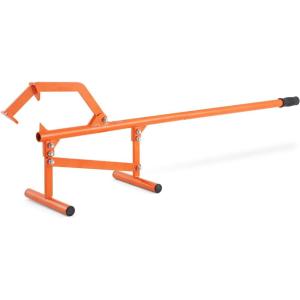 VEVOR 48″ Timberjack Log Lifter, Adjustable Heavy Duty Log Roller Cant Hook, Log Jack with Rubber Grip, Log Cant Hook Logging Tools for Rolling and Raising Up Logs up to 15″ Dia(Steel Handle Dual Feet 48″)