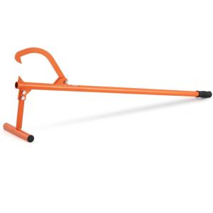 VEVOR 48″ Timberjack Log Lifter, Adjustable Heavy Duty Log Roller Cant Hook, Log Jack with Rubber Grip, Log Cant Hook Logging Tools for Rolling and Raising Up Logs up to 15″ Dia(Steel Handle 48″)